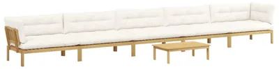 Produktbild von 6 Stück Garten Pallet Sofa Einheiten Massivholz Akazie
