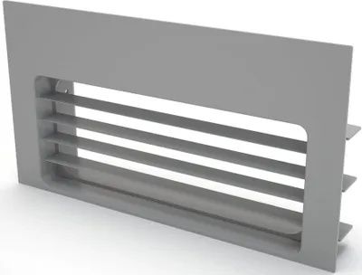 Obrázek produktu pro Ploché potrubí 222x89mm, základna mřížky ventilace cirkulujícího vzduchu, digestoř