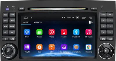 Obrázok produktu pre 7-palcové rádio s CD 32 GB pre Mercedes W245 2005 – 2011 Navigácia Ovládanie na volante Bluetooth RDS DSP GPS DAB+