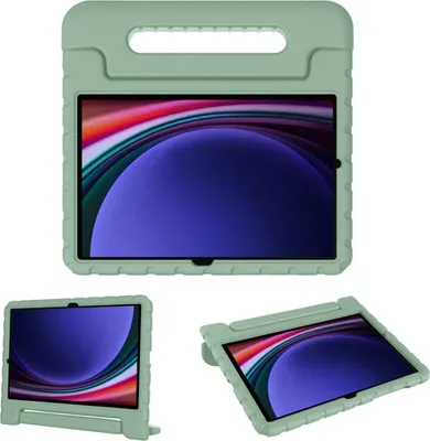 Immagine prodotto di Samsung Galaxy Tab S9 FE, Samsung Galaxy Tab S10 FE, Samsung Galaxy Tab S9 Custodia: imoshion Cover posteriore con maniglia di sicurezza per bambini