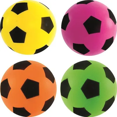 Image de Ballon de foot souple John, assorti
