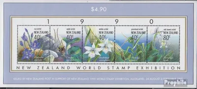Produktbild von Briefmarken Neuseeland 1990 Mi Block23A (kompl.Ausg.) postfrisch Philatelie
