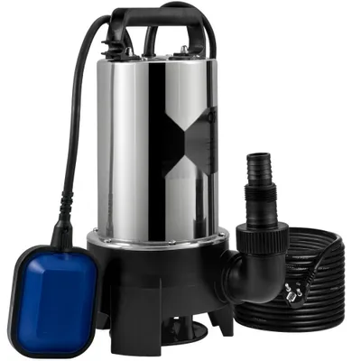 Produktbild von Tauchpumpe 1100W - Schmutzwasserpumpe 230V - Gartenpumpe Durchfluss 333,3L/min - Schmutzwassertauchpumpe IPX8 - Auslass zuschneidbar für Wasser aus Schwimmbädern und Teichen