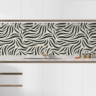 Image de Crédence adhésive sticker pour cuisine - Lumaléa - Design - Adhésif + Protection MATE - 60x60 cm