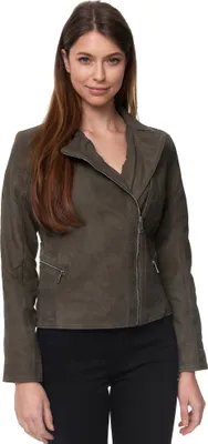 Produktbild von Tazzio Damen Lederjacke F500 (Khaki, XS)