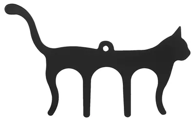 Image de Support pour partitions et livres en forme de chat