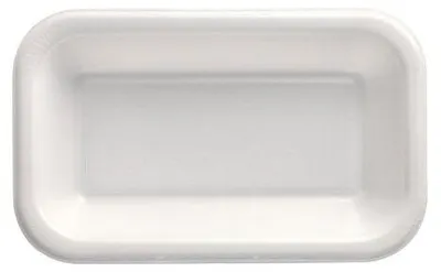 Produktbild von 500 Siegelschalen, XPS, ungeteilt, 750 ml, 15 x 24 cm weiss Menüschalen