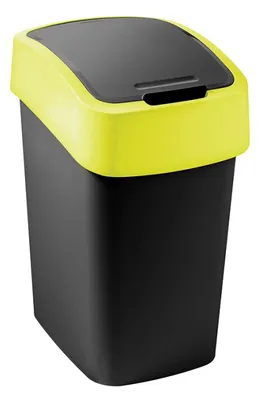 Immagine prodotto di Cestino FLIP BIN da 9 litri nero/giallo