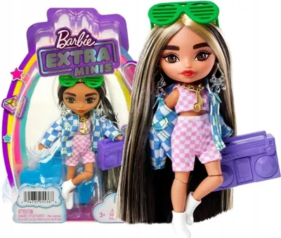 Obrázek produktu pro Barbie Extra Mini, Módní panenka, Ženy, 3 rok/roky, Dívka, 138,4 mm, Vícebarevný