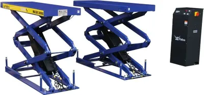 Produktbild von Doppelscherenhebebühne 3000kg max 2030mm 400V Auto Hebebühne Scherenhebebühne