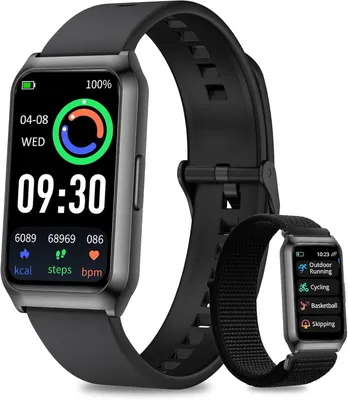 Produktbild von Fitoncloud Damen Smartwatch 1,47" Fitness Tracker mit 25 Sportmodi, SpO2, Herzfrequenz, Schlafmonitor, IP68 wasserdicht, lange Akkulaufzeit