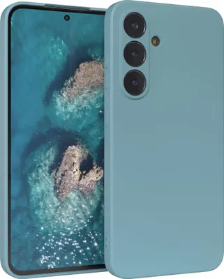 Produktbild von EAZY CASE - TPU Hülle für Samsung Galaxy S25 FE, TPU Case stoßfeste Handyhülle, weiches Cover mit Kameraschutz, Silikonhülle in Blau