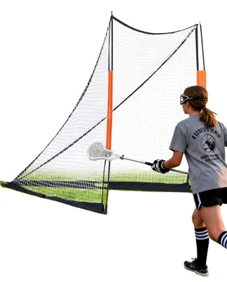 Zdjęcie produktu dla Profesjonalna Bramka Do Lacrosse A Vevor 6X6X7Ft Przenośna Z Siatką I Torbą