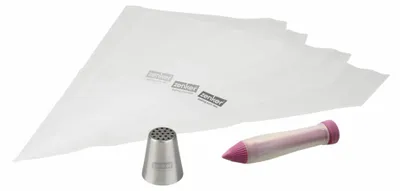 Image de Set de poches à douilles, douille et stylo de décoration pour gâteaux Zenker Spécial Football