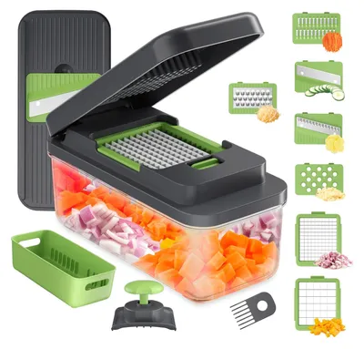 Productafbeelding van Ibergrif M524-7 groentesnijder, multifunctionele mandoline, 7-in-1