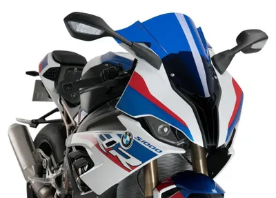 Produktbild von Windschild Puig Z-Racing-Scheibe 445 x 425 mm mit ABE für BMW S1000RR, M1000RR Bj. 2019 - 2026