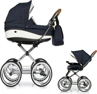 Produktbild von Emma Classic 2 in 1 inkl. Sportsitz und Zubehör in Farbe Navy-Creme (E-6) - erhältlich in 6 weiteren Farben