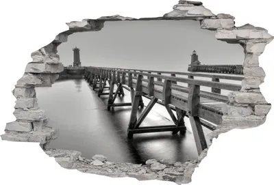 Produktbild von 3D-Aufkleber Fototapete Ziegelsteinansicht 130 x 90