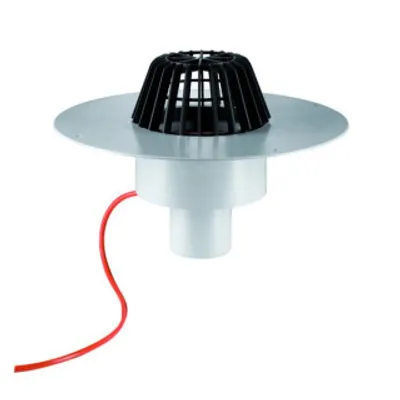 Zdjęcie produktu dla Odpływ dachowy Dallmer 62 H z PVC, ogrzewany, DN100