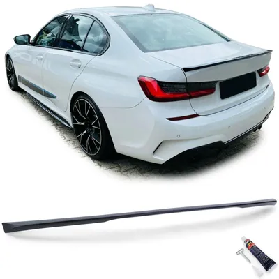Produktbild von Heckspoiler Spoilerlippe schwarz matt mit ABE für BMW G20 Limo ab 2018