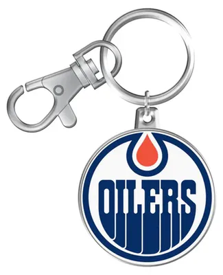 Immagine prodotto di Inglasco - Portachiavi "Edmonton Oilers", logo, NHL PP13009 (taglia unica) (blu navy/bianco)