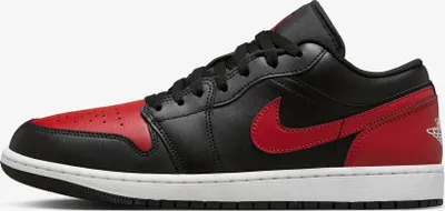 Zdjęcie produktu dla Nike Air Jordan 1 Low "Bred Twist Varsity Red" Czarny/Czerwony, Rozmiar: 40