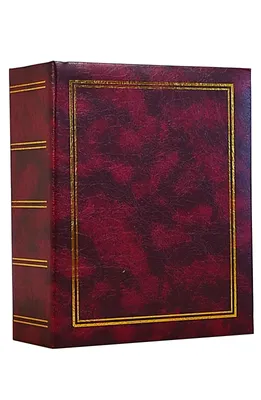 Zdjęcie produktu dla ALBUM VMC na 304 zdjęcia 10x15 cm. kieszeniowy bez opisu CLASSIC/BL bordowy CZARNE STRONY