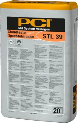 Immagine prodotto di PCI STL 39 Standfeste Spachtelmasse leicht 20 kg Sack