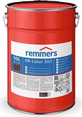 Produktbild von Remmers HK-Lasur 3in1 palisander (RC-720) 10 l, Holzlasur aussen