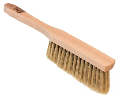 Holz-Schrubber 33 cm, ergonomischer Stiel, feine Borsten, für Auto & Haushalt