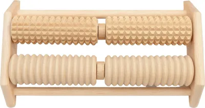 Produktbild von Fußmassagegerät aus Holz - 4-fach | Fußmassagerolle | Massagerolle aus Holz | Fußrollenmassagegerät | Entspannungsmassagegerät