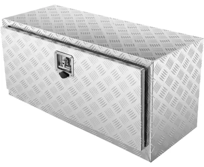 Image de SucceBuy, coffre de rangement sous le châssis pour camions, dimensions 914 x 355 x 405 mm. Coffre en aluminium avec serrure et clés, boîte à outils étanche pour camions, fourgonnettes, remorques, etc.