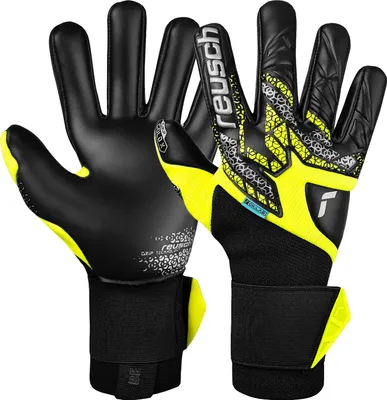 Image de Gants de gardien de but Reusch Attrakt Gold X NC Gravity avec adhérence maximale 2025 safe yell/silver/black 8.5