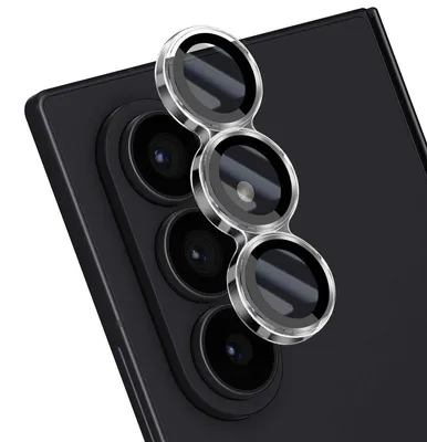 Produktbild von Force Glass, Pack mit 3 Kameraschutzgläsern aus gehärtetem Glas für Galaxy Z Fold 7, Transparent