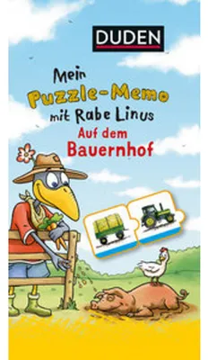 Produktbild von Mein Puzzlememo mit Rabe Linus  Auf dem Bauernhof