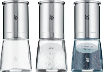 Zdjęcie produktu dla Zestaw młynków do przypraw WMF Deluxe 3 szt