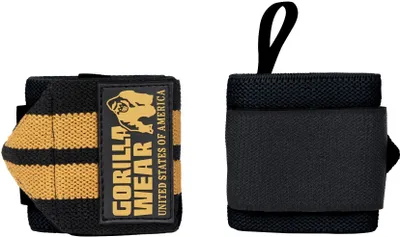 Produktbild von Gorilla Wear Wrist Wraps Pro - Schwarz/Gold