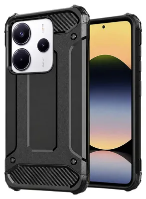 Zdjęcie produktu dla Techsuit etui do Xiaomi Redmi Note 14 4G (163,25 76,55 8,16 mm) - czarne