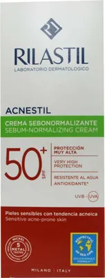 Image de Rilastil Acnestil Sunscreen SPF 50+ 40ml - Anti-Imperfections
