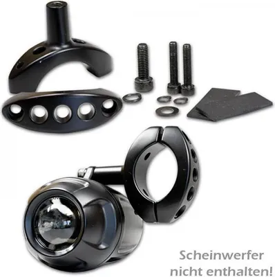 Produktbild von Halteklemme Scheinwerfer Motorrad schwarz