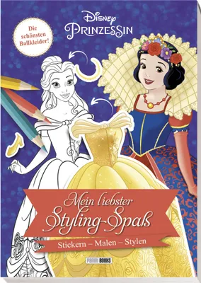 Produktbild von Disney Prinzessin: Mein liebster Styling-Spaß: Stickern, Malen, Stylen