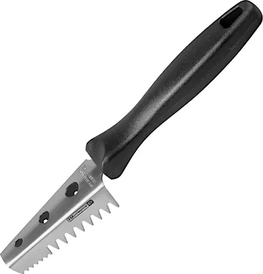 Produktbild von FMprofessional 21724 Fischentschupper CHEF 21,5 cm aus INOX mit Kunststoffgriff / Entschupper