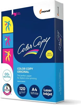 Produktbild von mondi Multifunktionspapier Color Copy A4 120 g/qm weiß 250 Stück