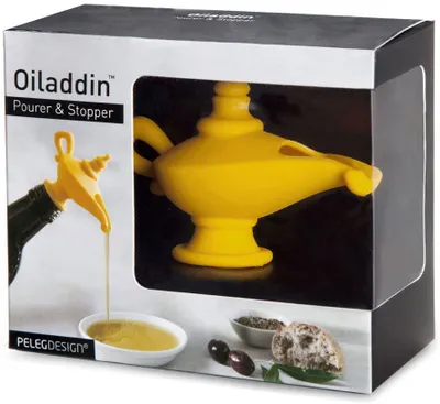 Produktbild von Peleg Design oiladden Ausgießer und Stopper gelb