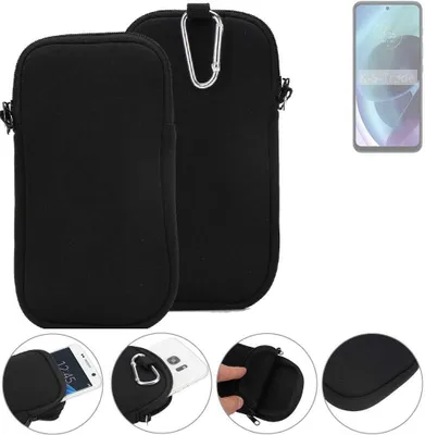 Produktbild von K-S-Trade Neopren-Hülle Handyhülle kompatibel mit Infinix GT 20 Pro Schutzhülle Neoprenhülle Sleeve Schutz-Hülle Gürtel Tasche Case Holster