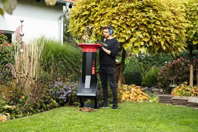 Produktbild von Scheppach Elektro Gartenhäcksler BIOSTAR 3000, 400V, 3500W, Ast-Ø max.45mm