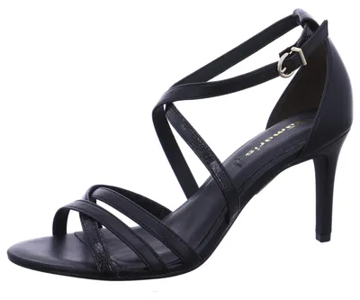 Zdjęcie produktu dla Sandały damskie Tamaris na wysokim obcasie typu szpilka, z zamkniętą piętą, model 1-28382-42, rozmiar: 41 EU, kolor: czarny