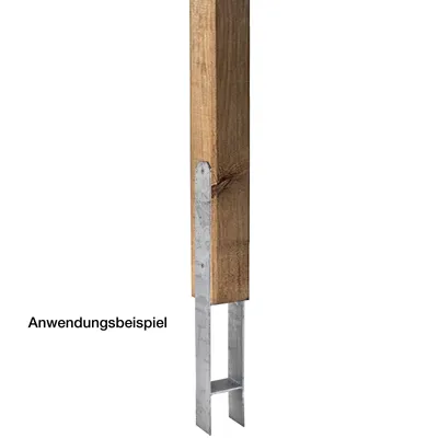 Produktbild von H-Anker für Pfosten 121x60x800 mm