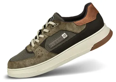 Zdjęcie produktu dla Bugatti męskie sportowe niskie buty / sznurowane buty brązowy tekstylny / syntetyczny mixRozmiar:44