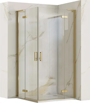 Immagine prodotto di Cabine Doccia Rea Hugo Brush Gold 90X90